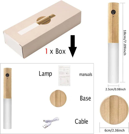 Magnetic Wood Stick Light