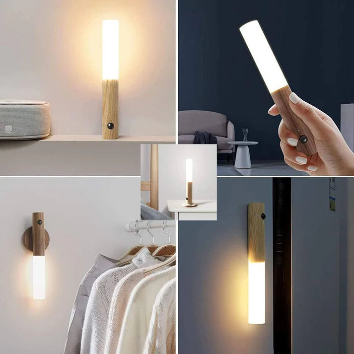 Magnetic Wood Stick Light